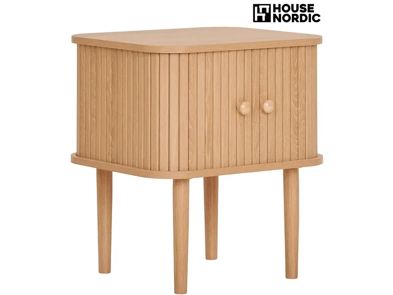 Nachttisch HOUSE NORDIC NIKKO 2 Schubladen 45x40x50.5cm natürliches holz eiche