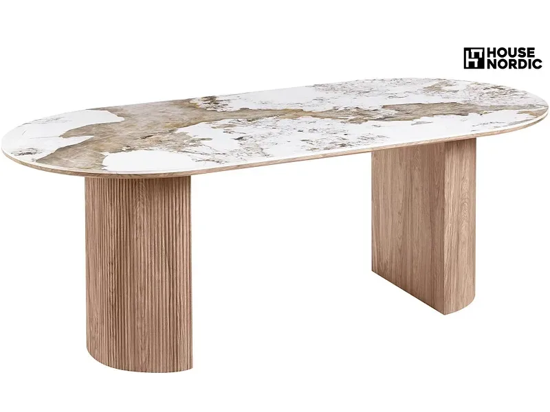 HOUSE NORDIC Tisch ATHENS 210x100x76cm cremeweiss