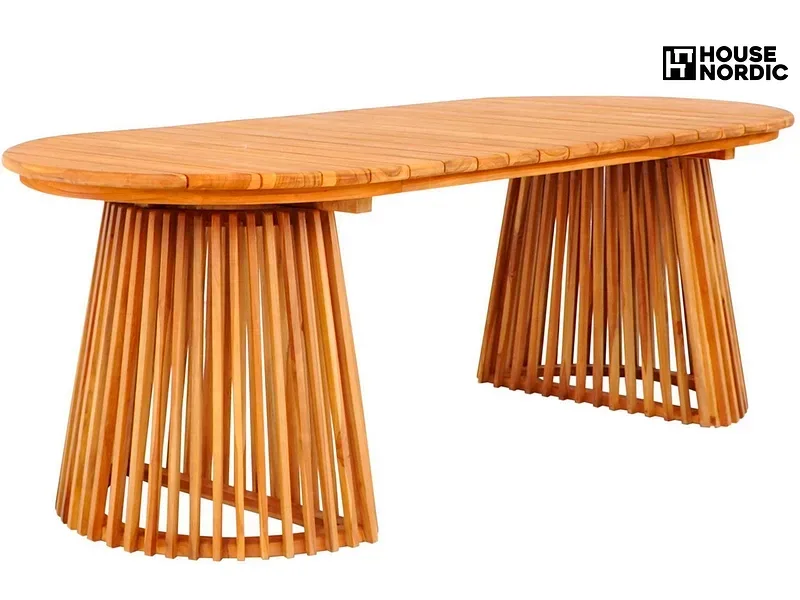 HOUSE NORDIC Gartentisch BERJA 200x90x75cm