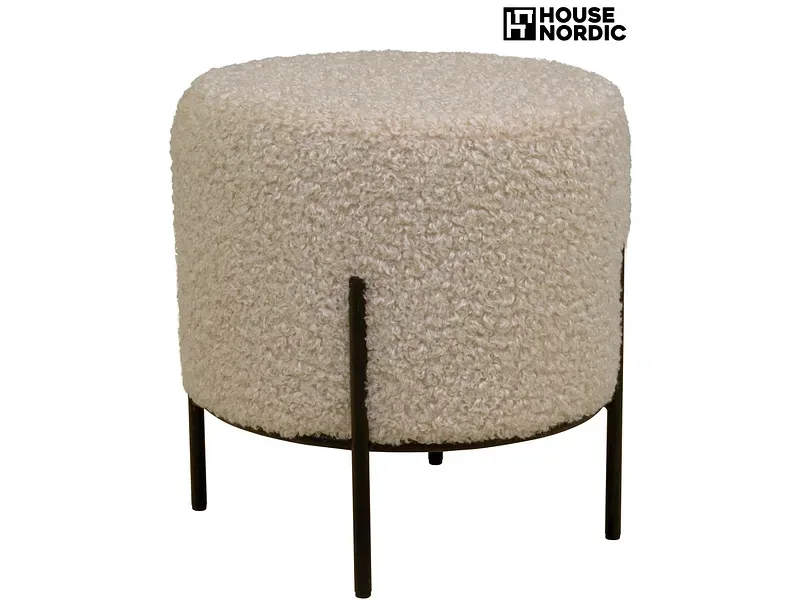 Hocker HOUSE NORDIC ALFORD 35.5x35.5x37cm polyester beton grau