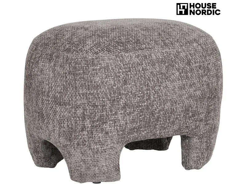 Hocker HOUSE NORDIC NAZARE 53x41x38cm polyester beton grau