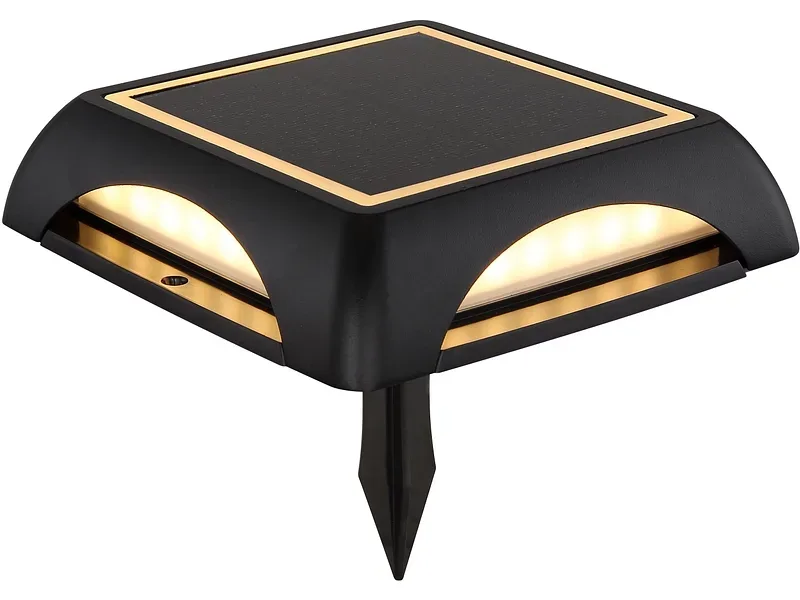 Solarlampe SOLAR KIM 14cm x 3.6cm 1.2W schwarz