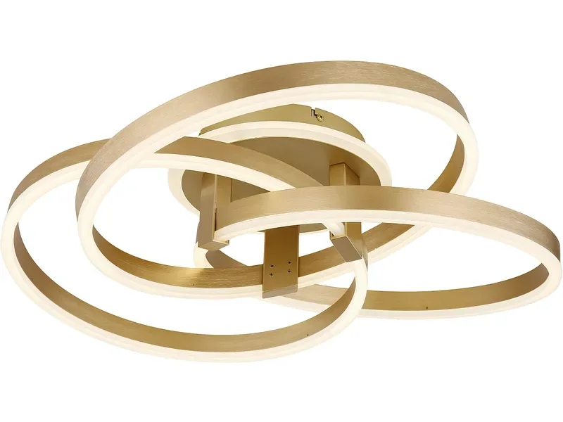 Deckenlampe HERWIG variable Intensität 57.5cm 56W goldfarben