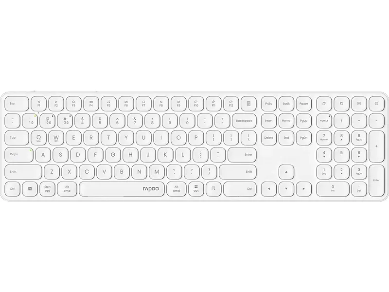 RAPOO E9810 ultraslim Keyboard 12645 Wireless, White