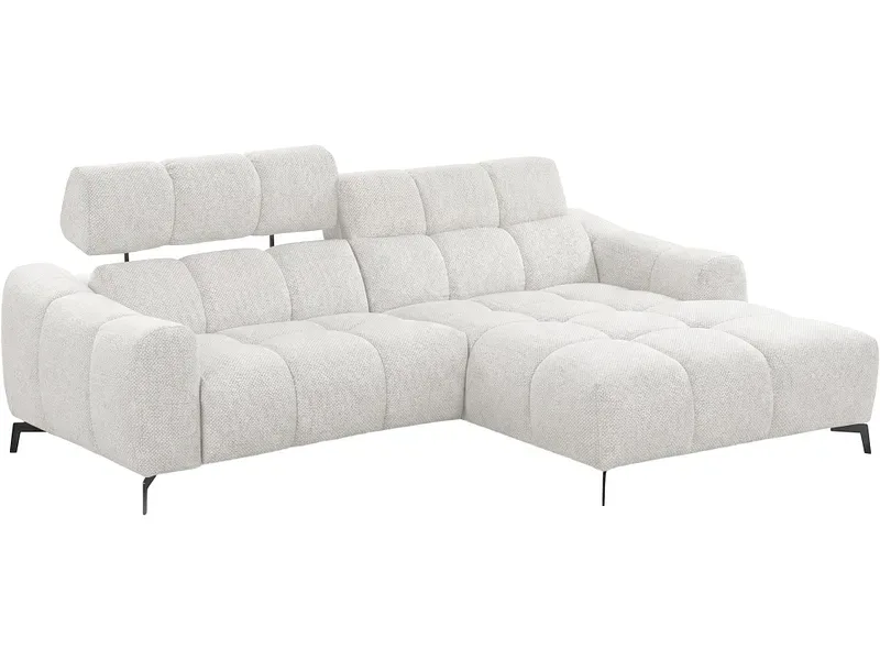 Ecksofa MELLOW Stoff beige