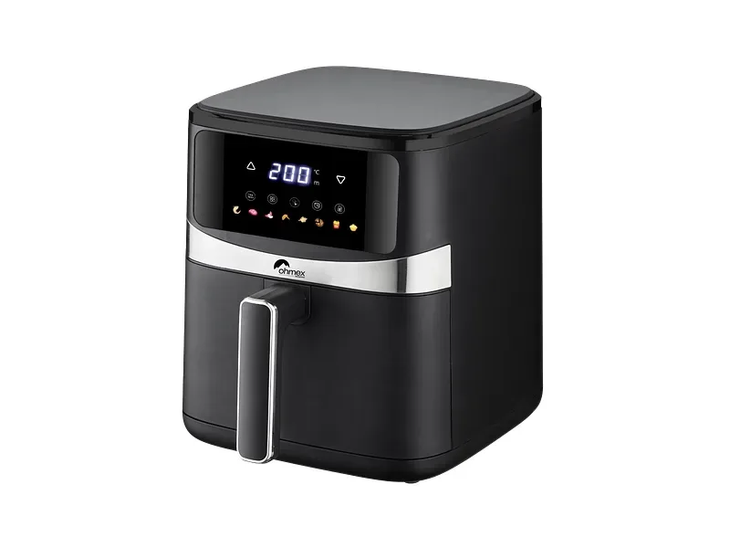 OHMEX FRY-5026AIR Heissluftfritteuse, 5.0L Schwarz