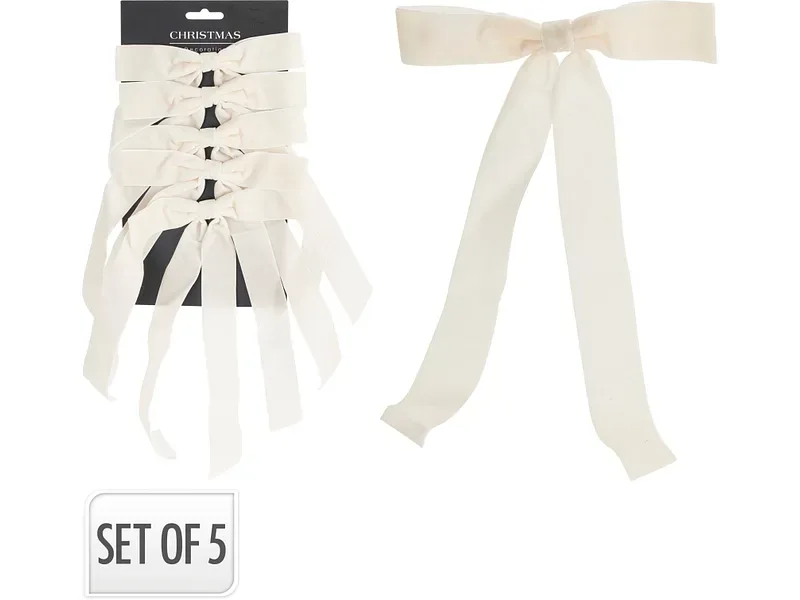 Schleifen-Set MERRY Beige