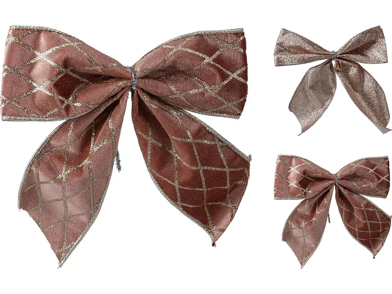 Schleifen-Set MERRY rosa