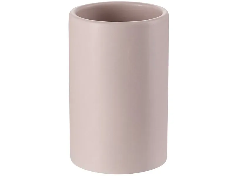 Diaqua - Mundspülbecher Zylo powder - inox, One Size, Light Beige