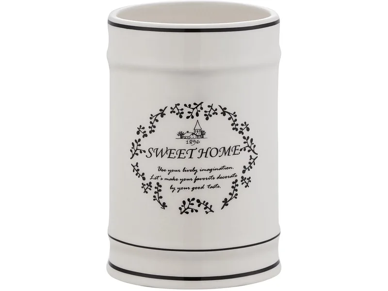 Diaqua - Mundspülbecher Sweet Home weiss, One Size