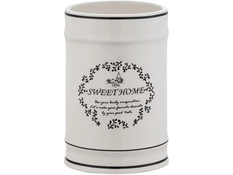Diaqua - Mundspülbecher Sweet Home weiss, One Size