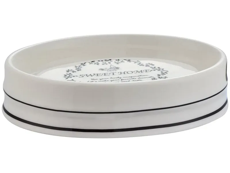 DIAQUA Seifenablage SWEET HOME weiss