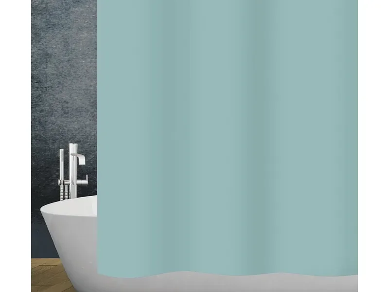 DIAQUA Duschvorhang BASIC hellblau