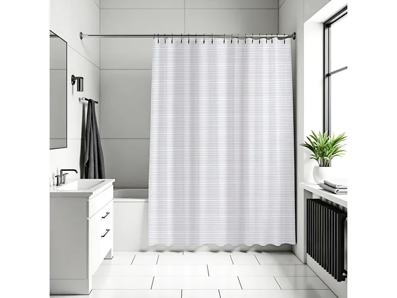 DIAQUA Duschvorhang LINEA weiss