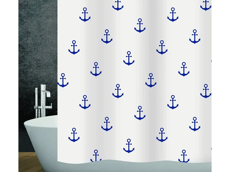 DIAQUA Duschvorhang BASIC weiss