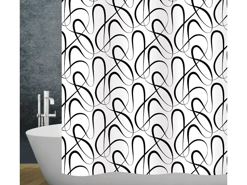 DIAQUA Duschvorhang SWING weiss