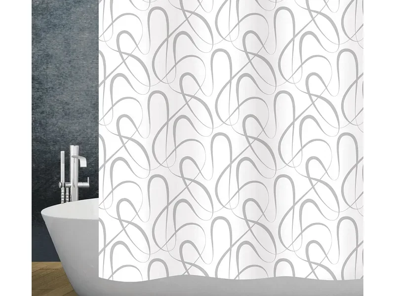 DIAQUA Duschvorhang SWING weiss