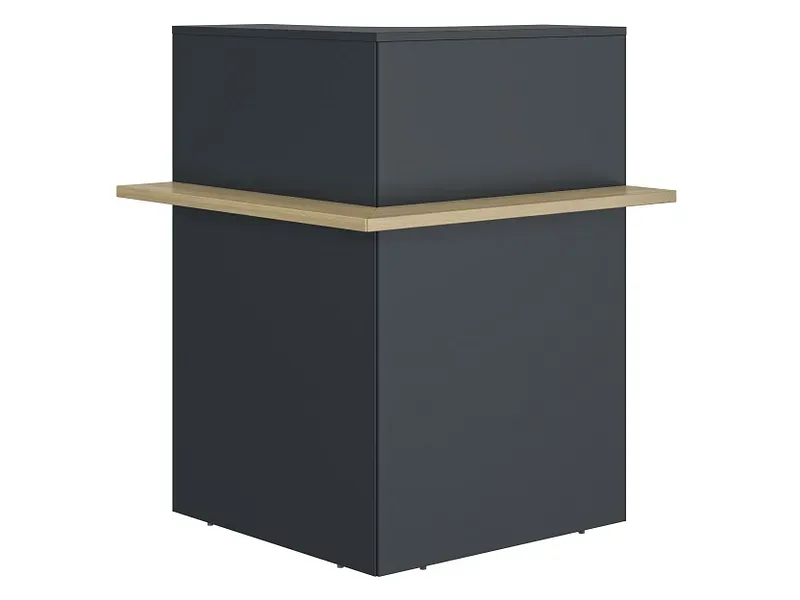 Empfangstheke GAMI ZOOM 85x85x108cm eiche