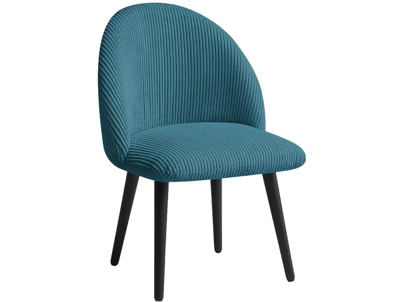 BOBOCHIC Stuhl LALIE Stoff dunkelblau