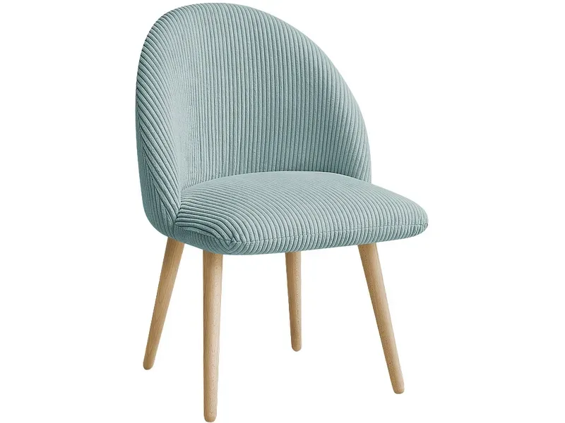 BOBOCHIC Stuhl LALIE Stoff hellblau