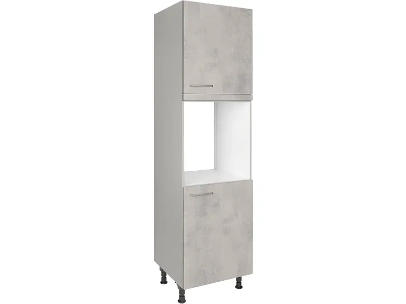 MODUSET Küchenmöbel RIVA 60x58x217cm beton grau