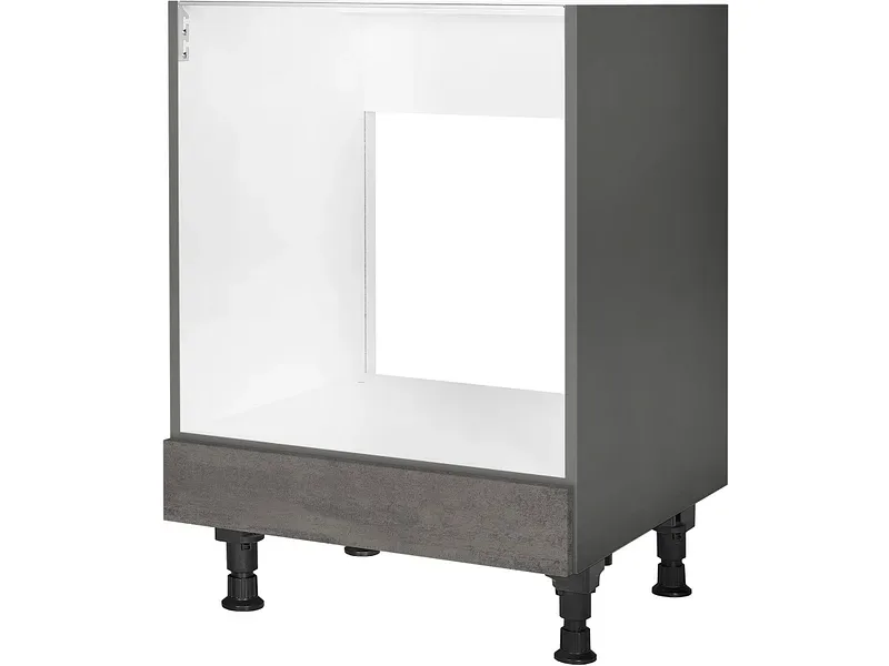 MODUSET Küchenmöbel RIVA 60x58x87cm beton schiefergrau