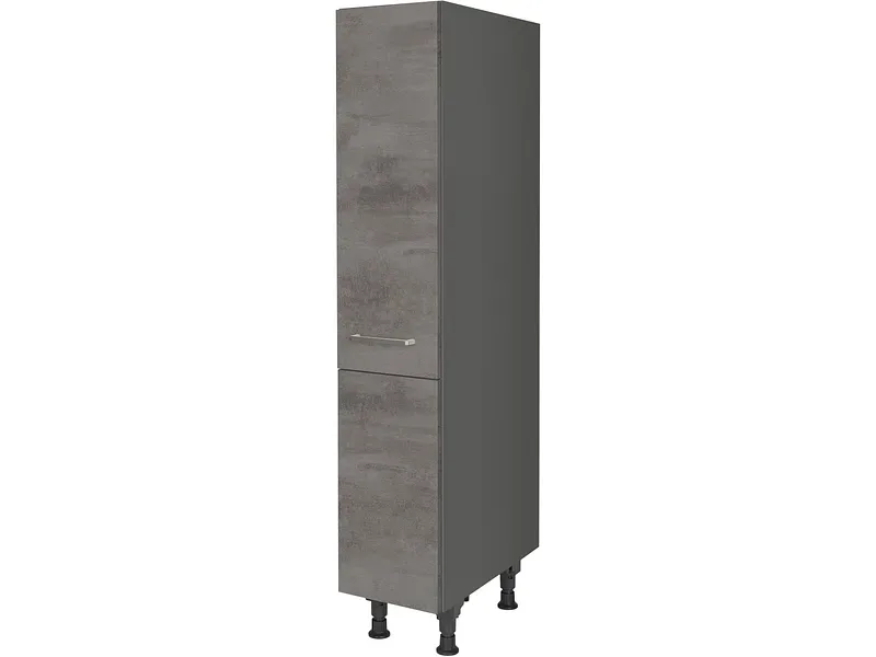 MODUSET Küchenmöbel RIVA 30x58x166cm beton schiefergrau