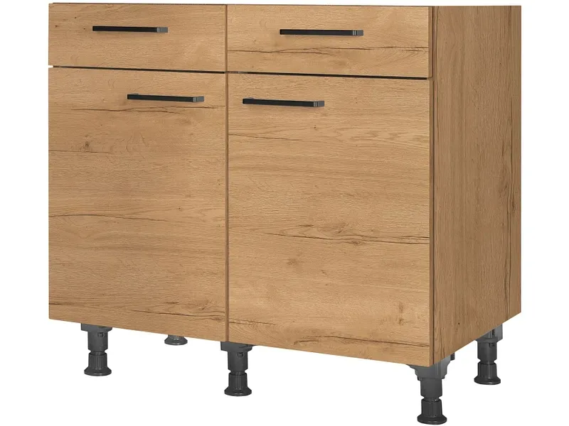 MODUSET Küchenmöbel STRUCTURA 90x58x87cm sierra eiche