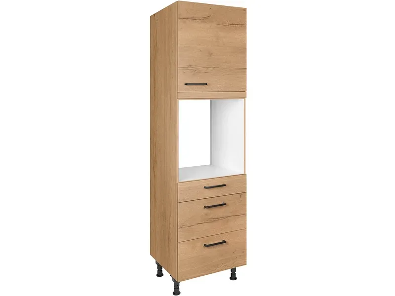 MODUSET Küchenmöbel STRUCTURA 60x58x217cm sierra eiche