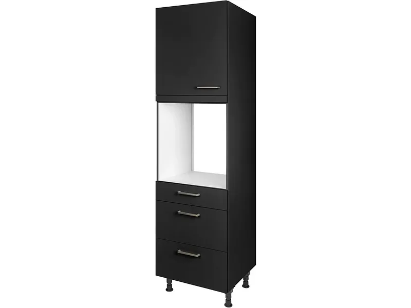 MODUSET Küchenmöbel TOUCH 60x58x217cm schwarz