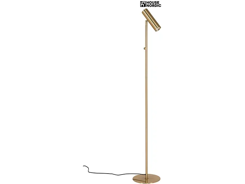 HOUSE NORDIC Stehlampe ROXAN 150cm 28W goldfarben