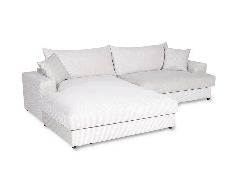 Ecksofa PAUL II Stoff beige
