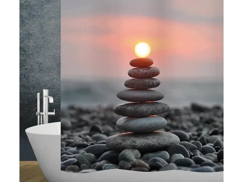 DIAQUA Duschvorhang BASIC weiss