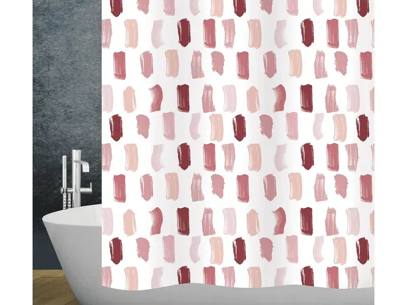 DIAQUA Duschvorhang PAINT weiss