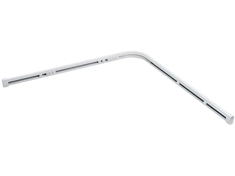 Diaqua - Duschvorhangschiene Special weiss, Winkel, One Size