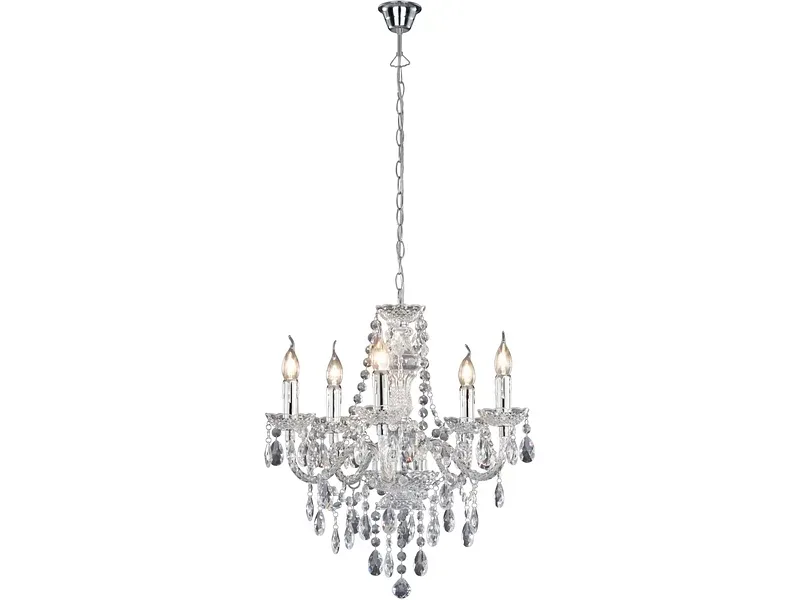 Kronleuchter LED LÜSTER 150cm 40W chrom
