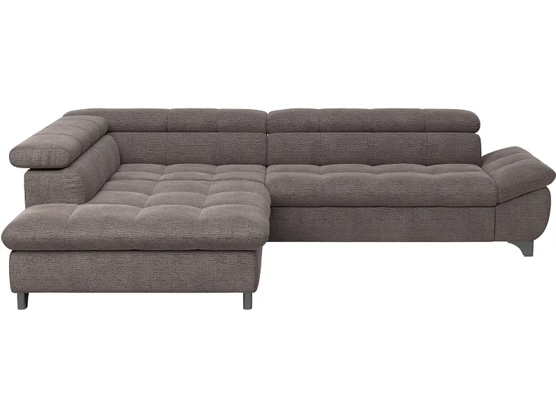 Ecksofa GEMINI II Stoff braun