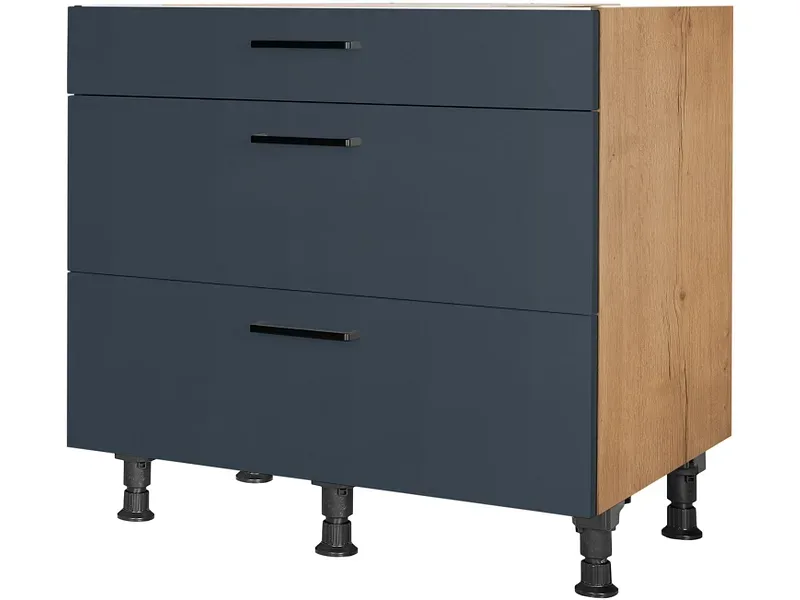 MODUSET Küchenmöbel EASYTOUCH 90x58x87cm fjordblau