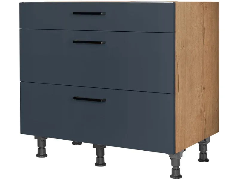 MODUSET Küchenmöbel EASYTOUCH 90x58x87cm fjordblau
