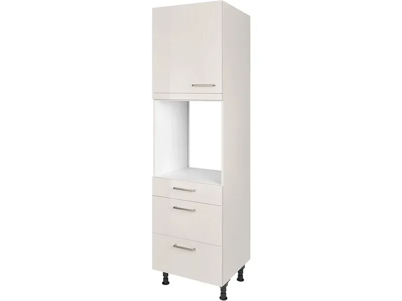 MODUSET Küchenmöbel FLASH 60x58x217cm seidengrau