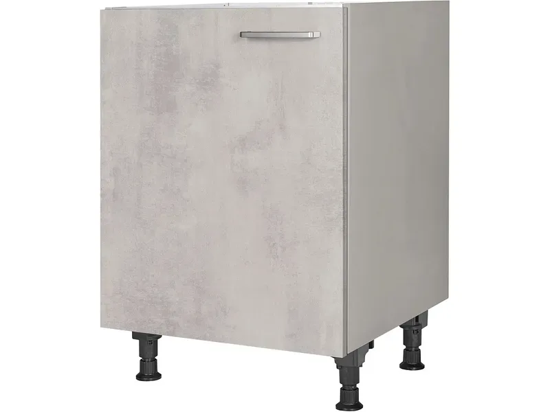 MODUSET Küchenmöbel RIVA 60x58x87cm beton grau
