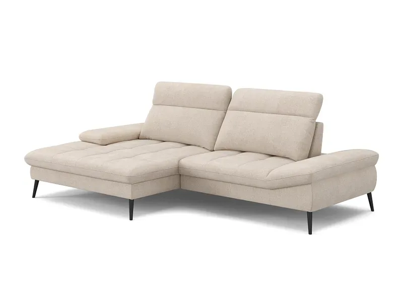 Ecksofa SWISS HOME STYLE GRACE Stoff beige