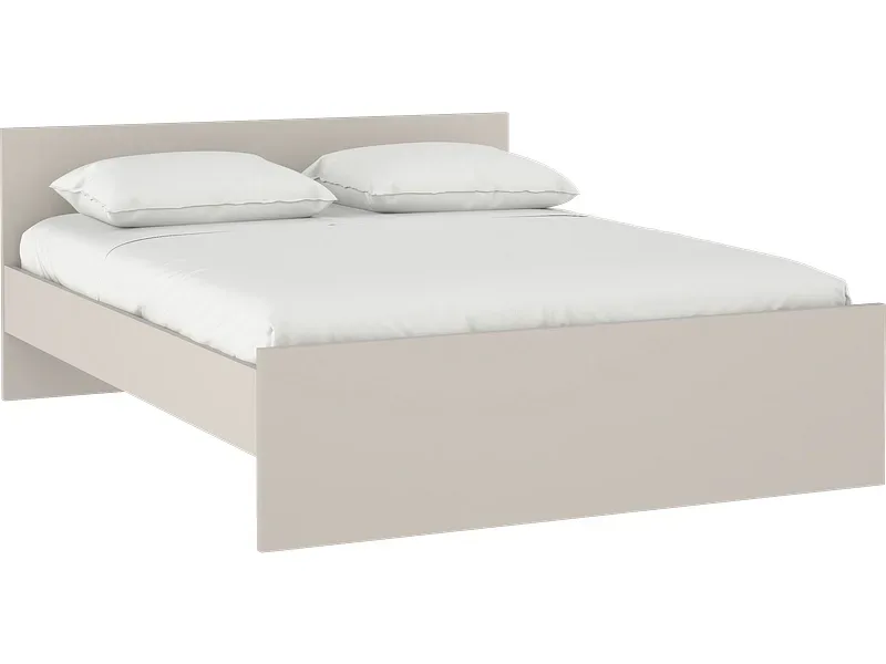 Bett NAIA 160x200cm spanplatte kaschmir
