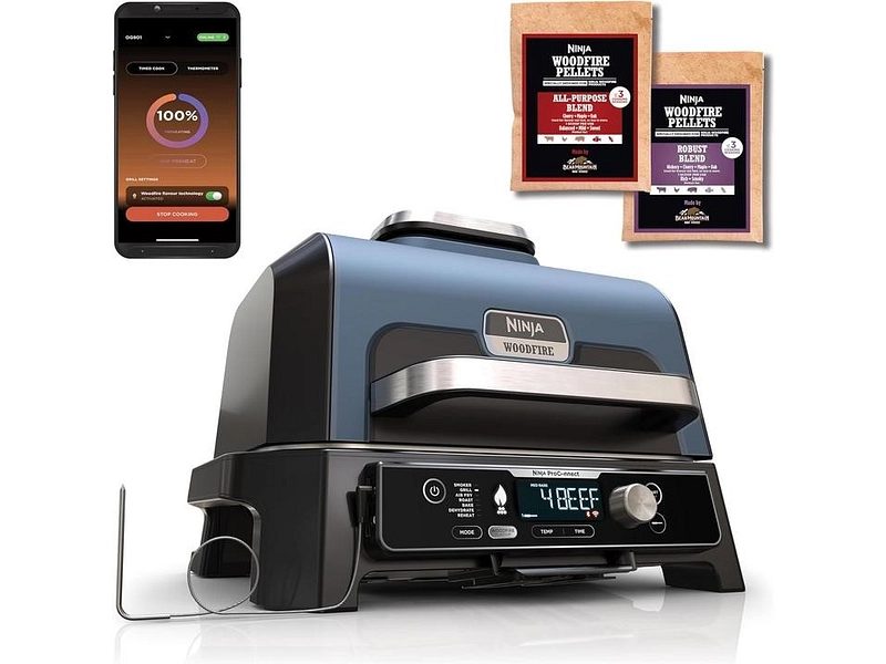 NINJA Elektrogrill WOODFIRE PRO CONNECT XL