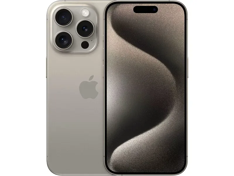 APPLE iPhone 15 Pro hellgrau Refurbished B 128GB 5G