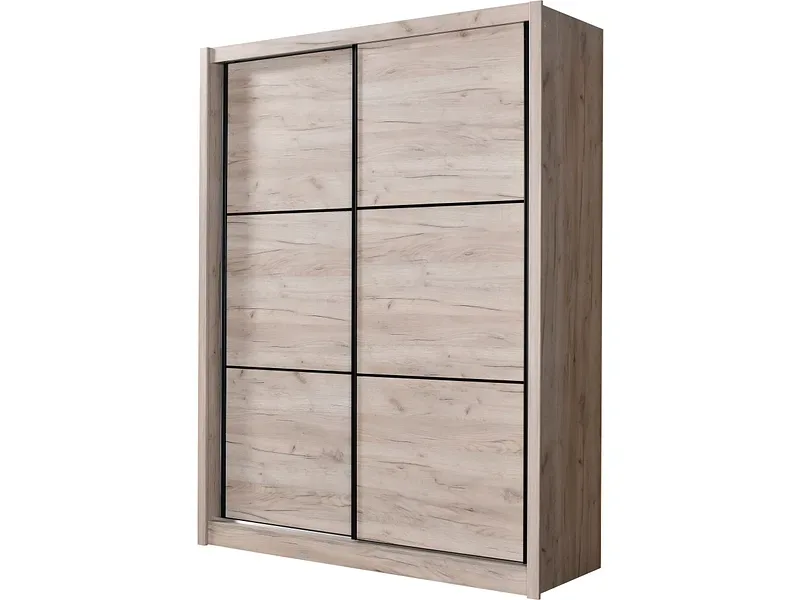 Schwebetürenschrank NAVARA eiche 2 Türen