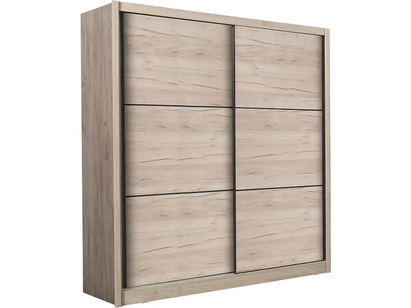 Schwebetürenschrank NAVARA eiche 2 Türen