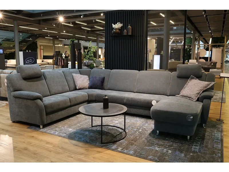 Ecksofa OCTAVE Stoff blau