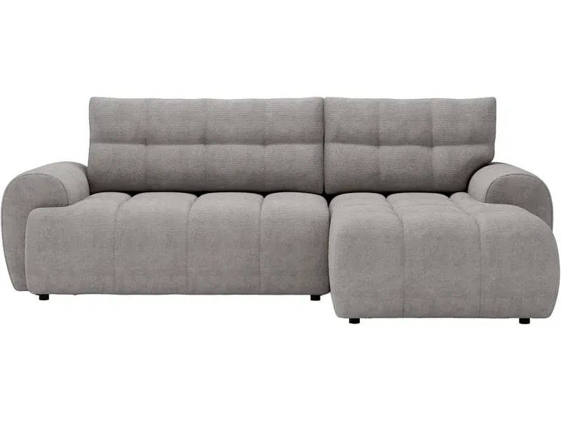 Ecksofa MINTY Stoff chenillegrau