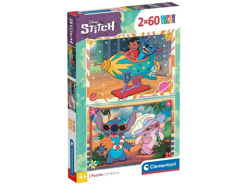 CLEMENTONI Puzzle STITCH mehrfarbig